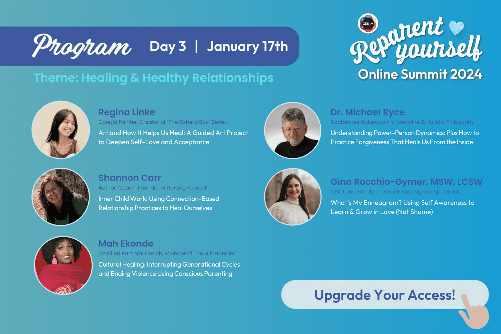 Reparent Yourself Summit 2024 Day 3