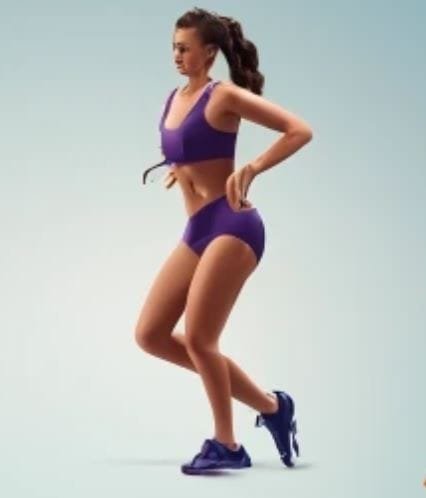 athletic young woman